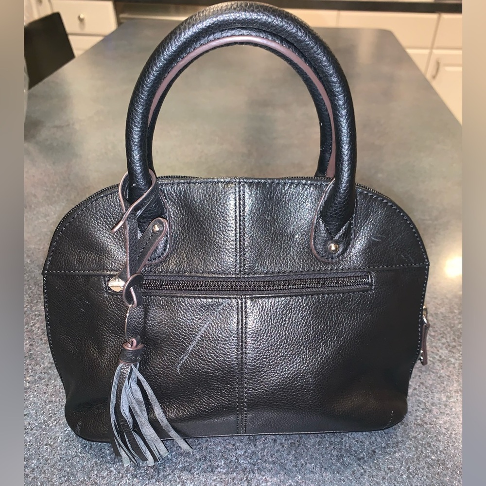 Black tignanello shoulder bag